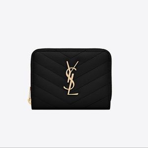 YSL Saint Laurent Monogram Compact Wallet
